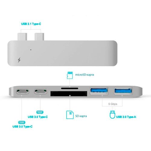 USB Type-C адаптер NETBOX VX-V6SC