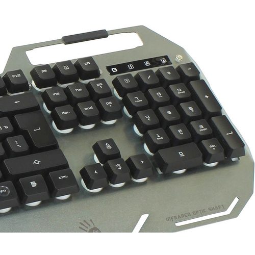 Игровая клавиатура A4Tech Bloody B418 (серебристый)