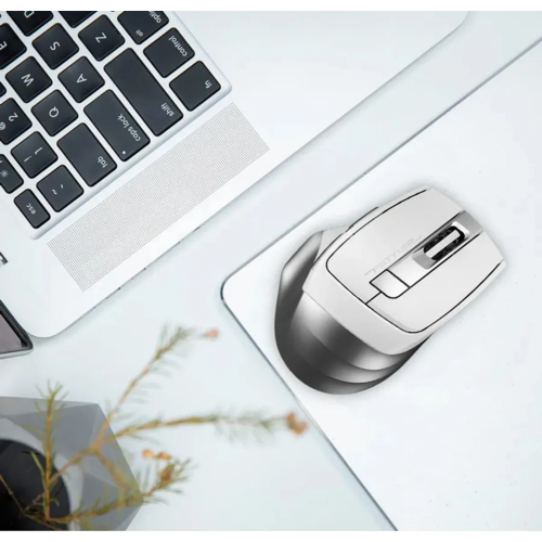 Мышка офисная A4Tech Fstyler FB35 (белый/серый)