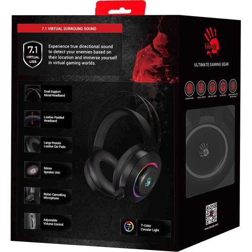 Игровые наушники A4Tech Bloody G521 (черный)