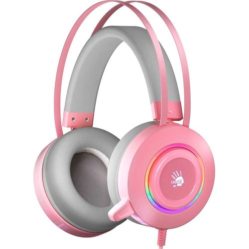 Игровые наушники A4Tech Bloody G521 (розовый)