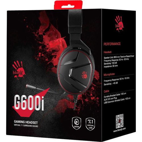 Игровые наушники A4Tech Bloody G600i