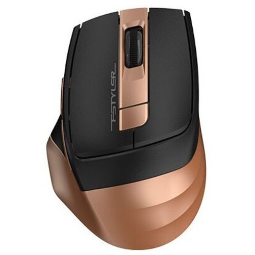 Мышка офисная A4Tech Fstyler FG35 (золотистый-черный)