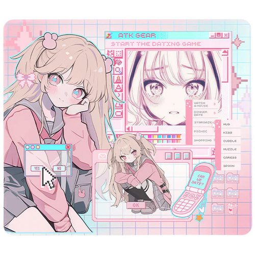 Коврик для мыши ATK Gear NANA (розовый)