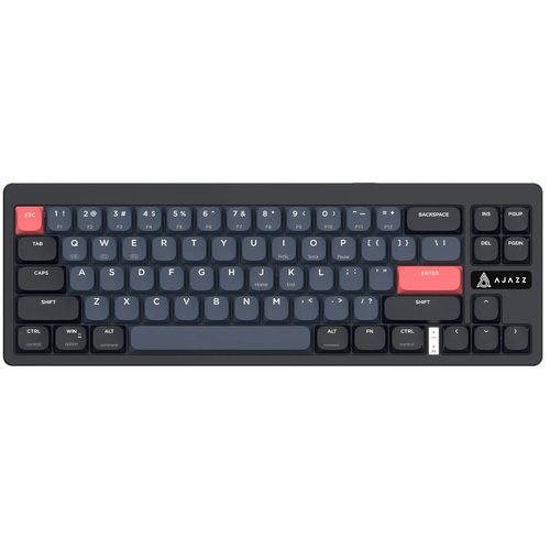 Игровая клавиатура Ajazz AKL680 Blue Black Low-profile Brown Switch