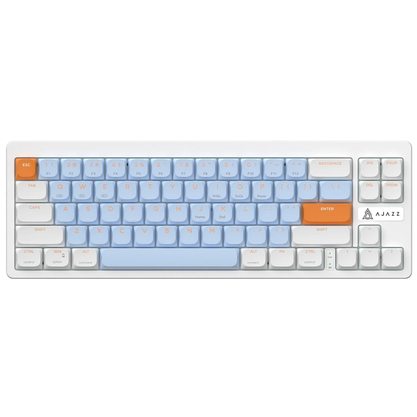 Игровая клавиатура Ajazz AKL680 Blue White Low-profile Red Switch