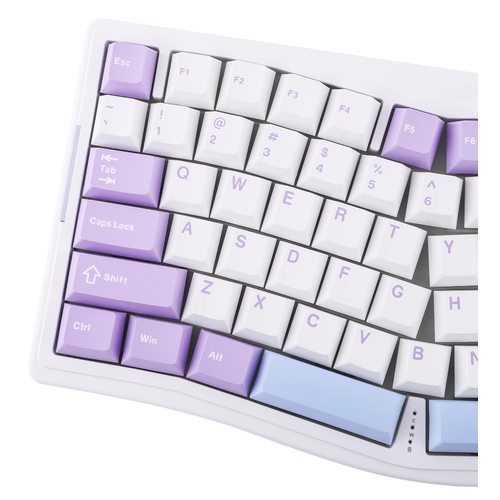 Игровая клавиатура Ajazz AKS075 White Purple Ajazz Flying Fish Switch