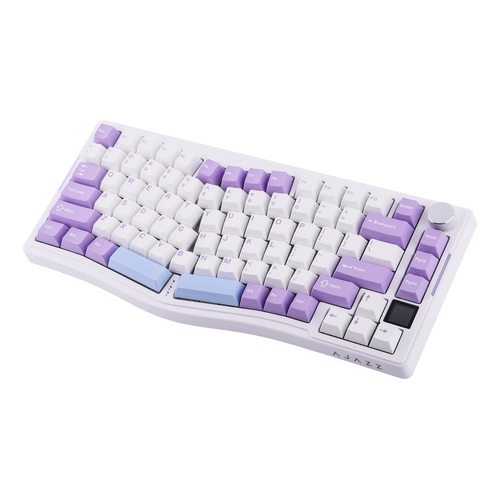 Игровая клавиатура Ajazz AKS075 White Purple Ajazz Flying Fish Switch