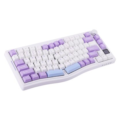 Игровая клавиатура Ajazz AKS075 White Purple Ajazz Flying Fish Switch