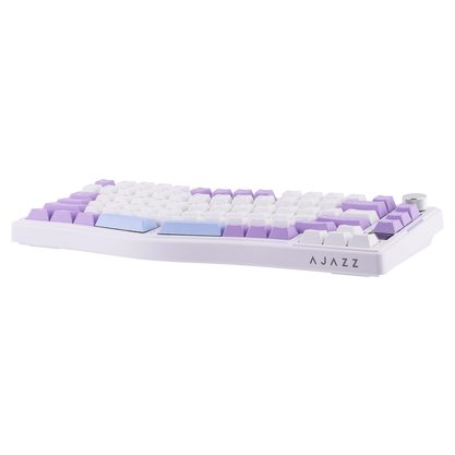 Игровая клавиатура Ajazz AKS075 White Purple Ajazz Flying Fish Switch