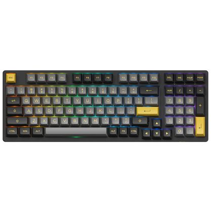 Игровая клавиатура Akko 3098B Plus Black&Gold V3 Cream Yellow Pro