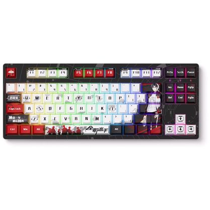 Игровая клавиатура Akko 3087 V1 The King’s Avatar – Ye Xiu V3 Cream Yellow Pro