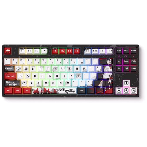 Игровая клавиатура Akko 3087 V1 The King’s Avatar – Ye Xiu V3 Cream Yellow Pro