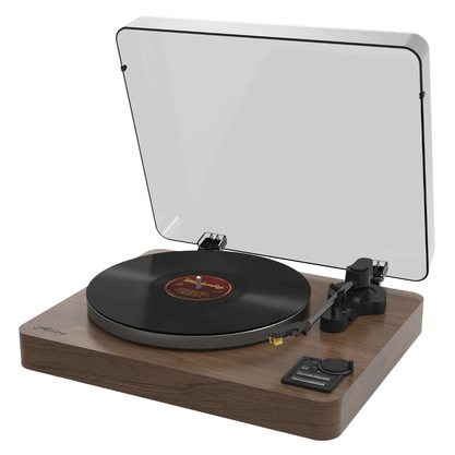 Виниловый проигрыватель Alive Audio Magna (коричневый)