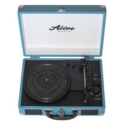 Виниловый проигрыватель Alive Audio Glam Aqua BT
