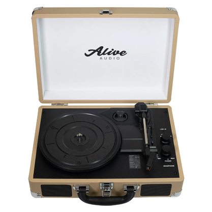 Виниловый проигрыватель Alive Audio Glam Latte