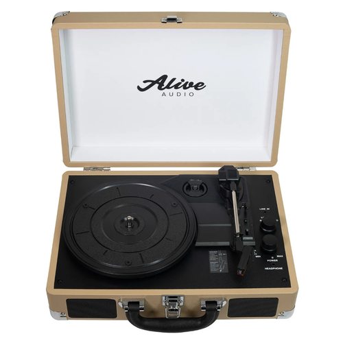 Виниловый проигрыватель Alive Audio Glam Latte