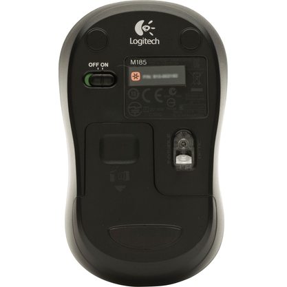 Мышка офисная Logitech M185 (красный)