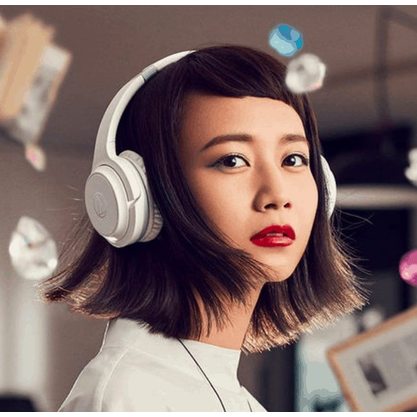 Беспроводные наушники Audio-Technica ATH-S200BT (белый)