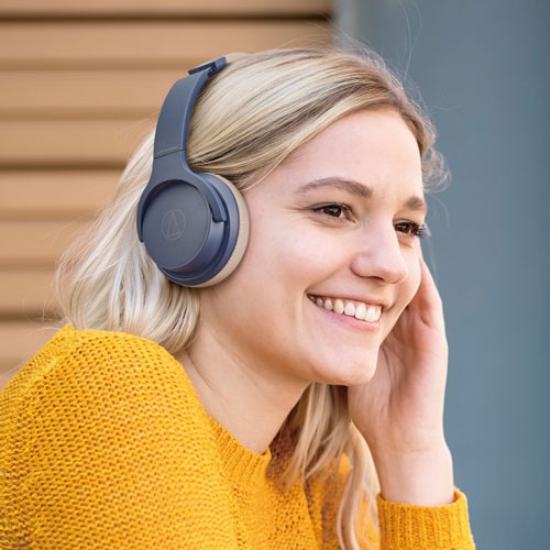 Беспроводные наушники Audio-Technica ATH-S220BT (синий)