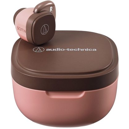 Беспроводные наушники Audio-Technica ATH-SQ1TW (коричнево-розовый)