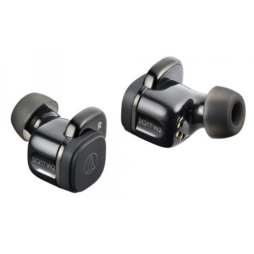 Беспроводные наушники Audio-Technica ATH-SQ1TW2 (черный)
