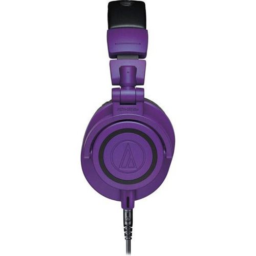 Наушники Audio-Technica ATH-M50x (черный/фиолетовый)