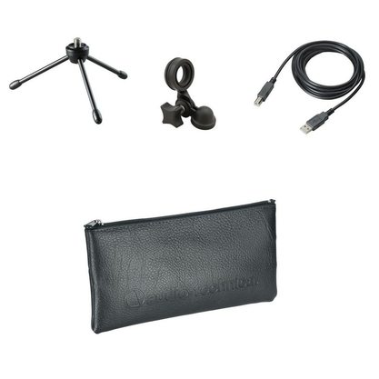 Микрофон Audio-Technica AT2020 USB+ черный