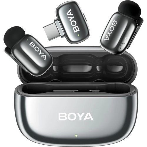 Микрофон BOYA Mini 2-02 (серебристый)