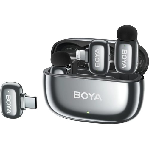 Микрофон BOYA Mini 2-01 (серебристый)