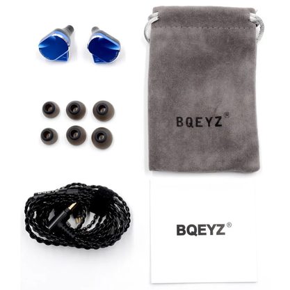 Наушники BQEYZ BQ3 с микрофоном 3.5 мм (синий)