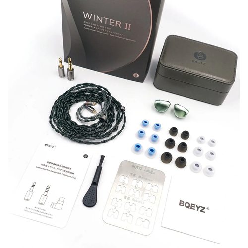 Наушники BQEYZ Winter 2 3.5 мм / 4.4 мм (зеленый)