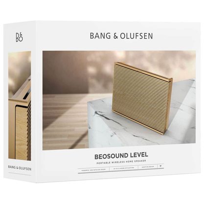 Стационарная колонка Bang & Olufsen Beosound Level (золотистый/светлый дуб)