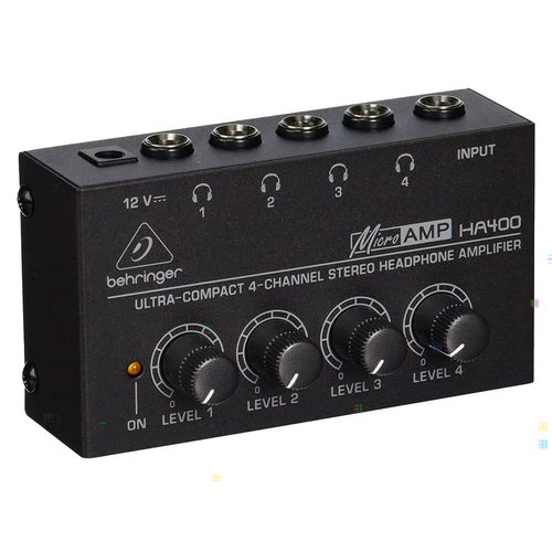 Стационарный усилитель и ЦАП Behringer HA400