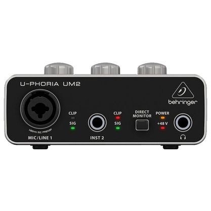 Звуковая карта (аудиоинтерфейс) Behringer U-Phoria UM2