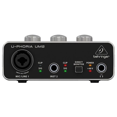 Звуковая карта (аудиоинтерфейс) Behringer U-Phoria UM2