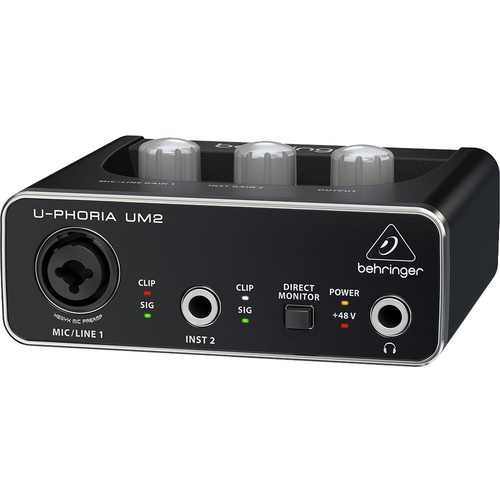 Звуковая карта (аудиоинтерфейс) Behringer U-Phoria UM2