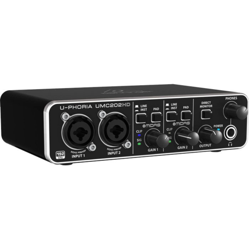 Звуковая карта (аудиоинтерфейс) Behringer UMC202HD