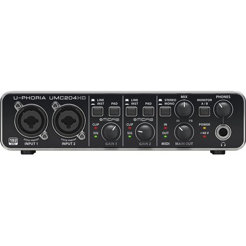 Звуковая карта (аудиоинтерфейс) Behringer UMC204HD