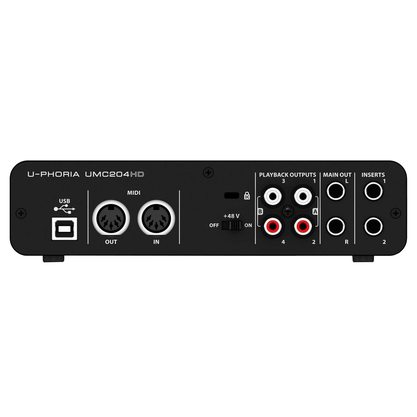 Звуковая карта (аудиоинтерфейс) Behringer UMC204HD