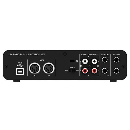 Звуковая карта (аудиоинтерфейс) Behringer UMC204HD