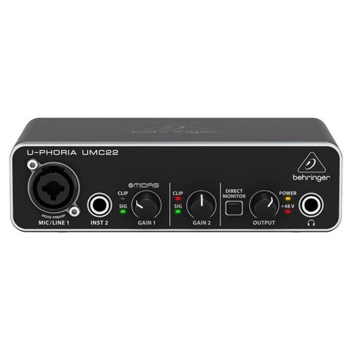 Звуковая карта (аудиоинтерфейс) Behringer UMC22