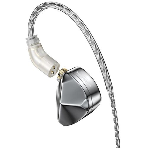 Наушники Blon BL-07 3.5 мм с микрофоном (серебристый)