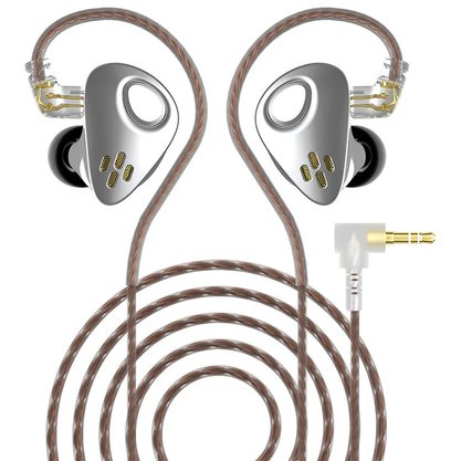 Наушники CCA CXS без микрофона (серебряный)