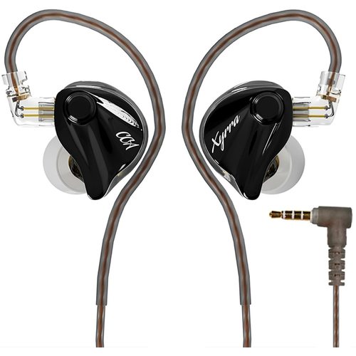 Наушники CCA Xyrra без микрофона 3.5 мм (черный)