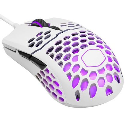 Игровая мышка Cooler Master MM711 (глянцевый белый)