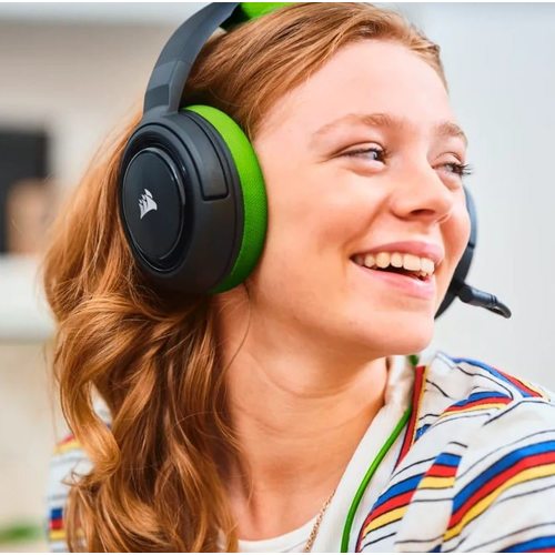 Игровые наушники Corsair HS35 (зеленый)