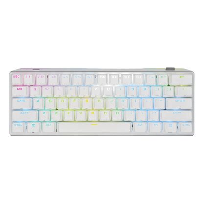 Игровая клавиатура Corsair K70 Pro Mini Wireless 60% (Cherry MX Speed) (белый)