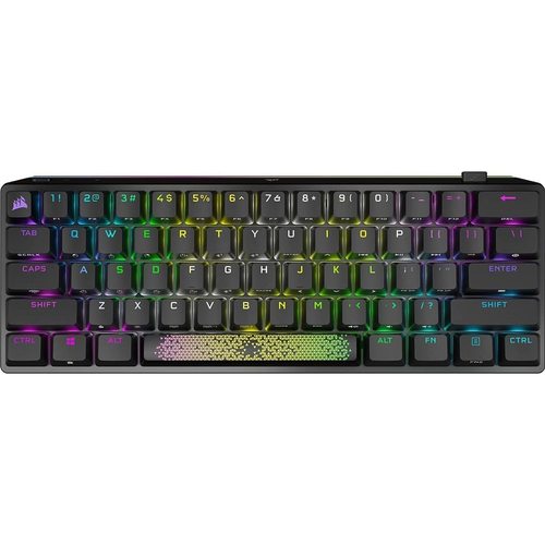 Игровая клавиатура Corsair K70 Pro Mini Wireless 60% (Cherry MX Speed) черный
