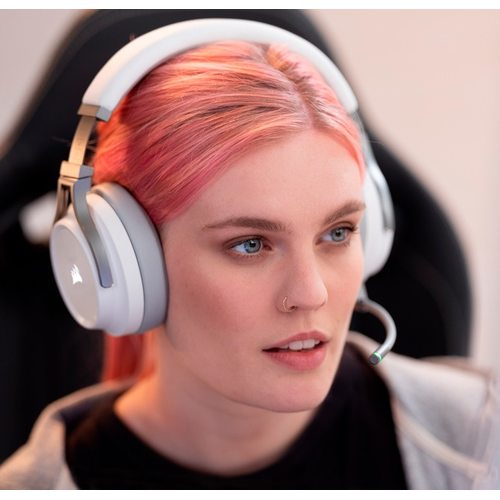 Игровые наушники Corsair Virtuoso RGB Wireless (белый)